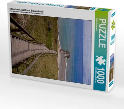 Produktbild von Calvendo Strand am Leuchtturm Blavandshuk 1000 Teile Puzzle hoch 480x640mm, Bussenius Beate; 7326354