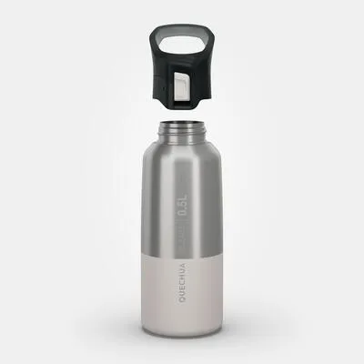 Produktbild von Quechua MH500 Thermoskanne für unterwegs 0,5l Edelstahl