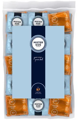 Zdjęcie produktu dla Mister Size - Rozmiar Prezerwatywy L 57 Mm (100 Sztuk)