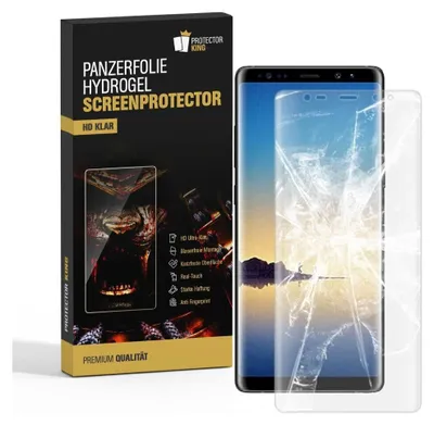 Produktbild von 1x Panzerfolie für Samsung Galaxy Note 8 HYDROGEL FULL-COVER Displayschutz KLAR