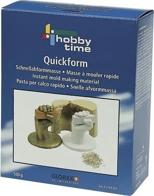 Produktbild von Quickform Formbaumasse 500g, ungiftig, hautfreundlich für Kinder & Körperabformungen