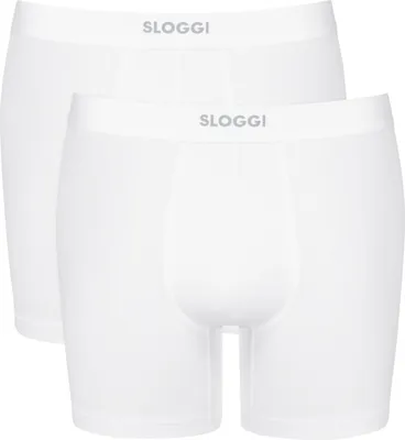Produktbild von sloggi Herren Retro Pants 2-Pack EVER Ease Short - WHITE - Größe S