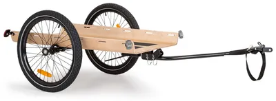 Obrázok produktu pre Klarfit nákladný príves na bicykel s 2 kolesami, oceľový, záves a konzola, 50L