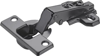 Produktbild von Hettich Topfscharnier SlideOn zum Aufschrauben vorliegend Ø 35 mm schwarz