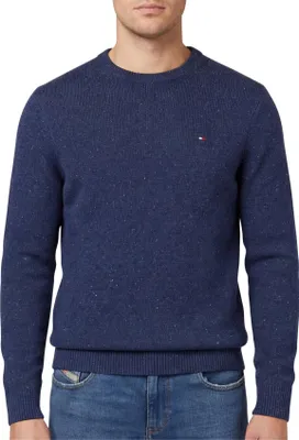 Produktbild von Tommy Hilfiger gestrickter dunkelblauer Pullover