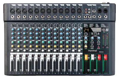 Obrázek produktu pro Audio mixážní pult, 24 kanálů, vestavěné efekty, model FG12