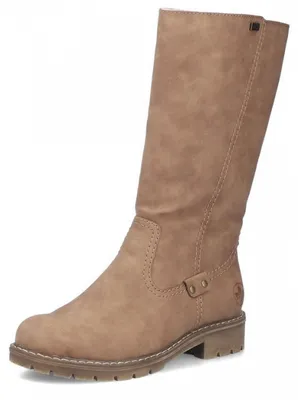 Zdjęcie produktu dla Buty Rieker z wygodną ciepłą podszewką w kolorze beżowym, rozmiar 36