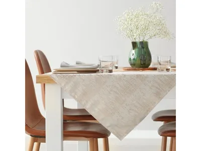 Produktbild von Festliche Tischdecke Tischdekoration ALINA beige 85x85