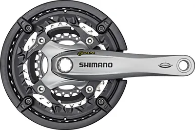 Produktbild von SHIMANO Kettenradgarnitur "FC-T521" 24 / 32 / 44 Z silber