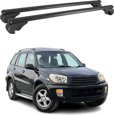 Produktbild von Dachträger für Toyota RAV4 2000-2005 Gepäckträger Grundträger Alu Schwarz 2x