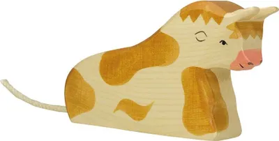 Immagine prodotto di Tigre di legno 80008 Toro, sdraiato, marrone (1 pezzo)