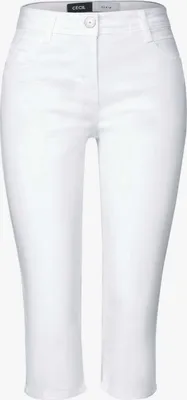 Produktbild von CECIL Capri Jeans 'Capri Jeans', B378659, White, Gr. 27 x 19