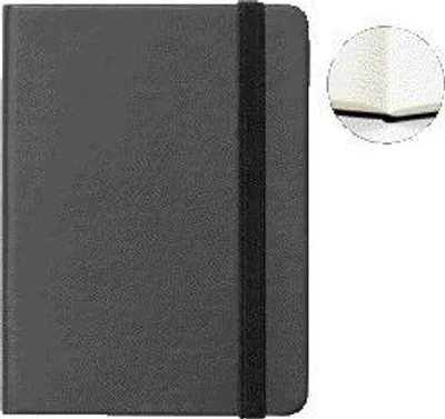 Produktbild von Quantore - Notizbuch A6-Linie 192 Seiten 80gr schwarz | 3 Stück