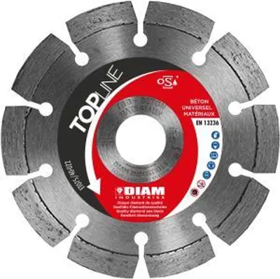 Image de Disque diamant Ø150/22.23 DIAM pour béton - TRB150/22