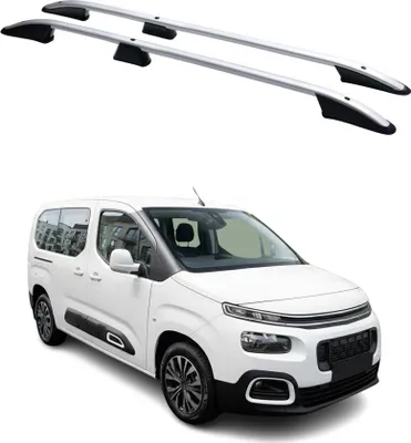 Image de Barres de toit longitudinales pour Citroen Berlingo 2018-2025 Long Alu Gris