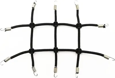 Produktbild von 1:10 Klettergepäcknetz für Axial SCX10 90046 90047 schwarz