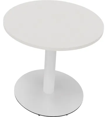 Produktbild von Bespr.ti. Rund Tellerfuß Rund 800xH720 ws/Weiß