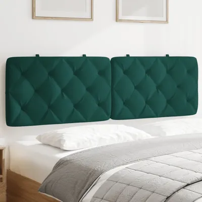 Produktbild von Möbel Kopfteil-Kissen Dunkelgrün 160 cm Samt - Kopfteile 374736