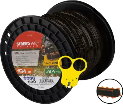 Produktbild von Mähfaden Strend Pro Premium SawLine, 2,4 mm, L-184 m, gezahnt