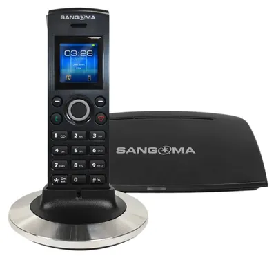 Produktbild von Sangoma DC201 - VoIP-Telefon - DECTCAT-iq - dreiweg