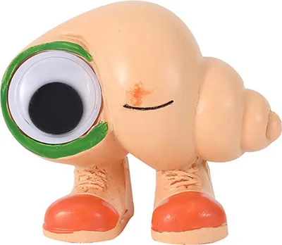 Produktbild von Von Muscheln inspirierte Mini-Harzfigur mit Schuhen – Sammlergeschenk im Filmstil