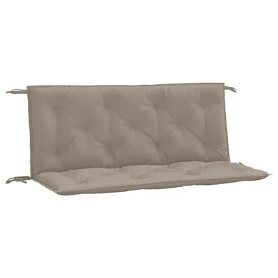 Zdjęcie produktu dla vidaXL Poduszki na ławkę ogrodową 2 szt. Taupe 120x50x7 cm Tkanina Oxford