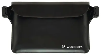 Productafbeelding van Saszetka Wozinsky WWS-01, waterdichte buikriem, PVC, zwart