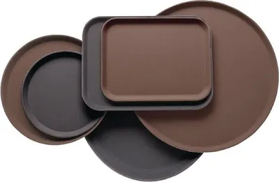 Produktbild von Cambro Camtread rechteckiges GN 1/1 Tablett schwarz 32,5 x 53 cm