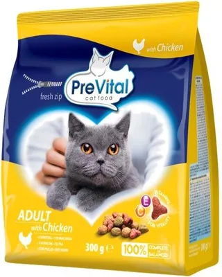 Immagine prodotto di PREVITAL cibo secco per gatti con pollo 300g