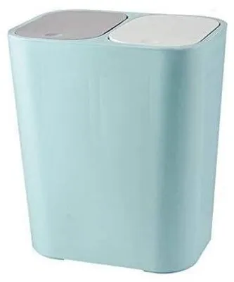 Image de Poubelle rectangulaire avec deux compartiments