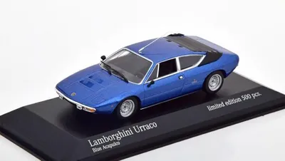 Produktbild von Minichamps 1:43 Lamborghini Urraco 1974 - blue met.