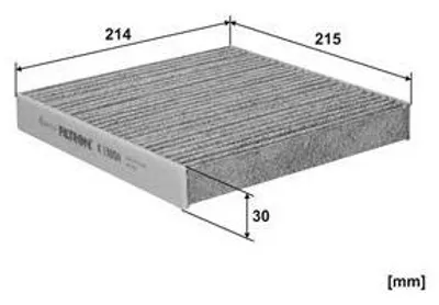 Produktbild von FILTRON K 1380A Innenraumfilter Pollenfilter für IVECO Daily VI Kastenwagen Aktivkohle