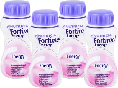 Obrázok produktu pre Fortimel Energy s príchuťou jahody, 4X200 ml FLU