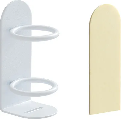 Immagine prodotto di INF Porta spazzolino da denti a parete Bianco