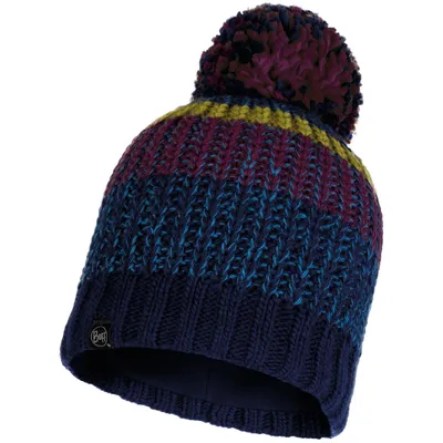 Produktbild von BUFF Knitted & Fleece Hat Stig Bommelmütze night blue