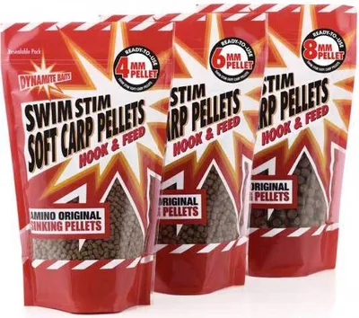 Productafbeelding van Dynamite Baits Swim Stim Amino Original Pellets, 900 gram, 6 mm