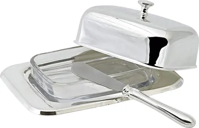Produktbild von EDZARD Butterdose Mista m. Messer L 18 cm