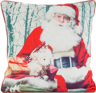 Image de Coussin de Noël SANTA STORIES VI. 45x45 cm MyBestHome Varianta : Taie d'oreiller avec garniture, 45x45 cm