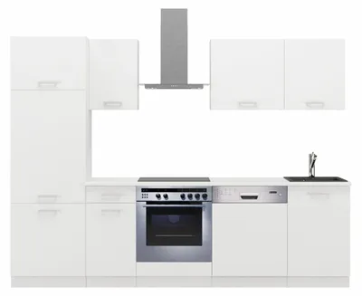 Produktbild von Küche Toni 270 cm Küchenzeile Küchenblock Singleküche Einbauküche