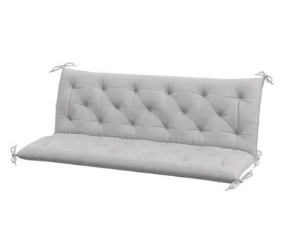Produktbild von 3 Sitzer Bankauflage Bankkissen mit Bändern, Bankpolster für Gartenmöbel Gartenbank150x98x8 cm