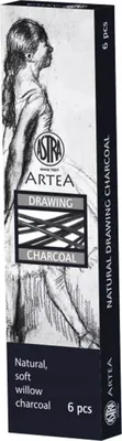 Obrázok produktu pre Astra Kresliaca uhlie Artea, 6 ks