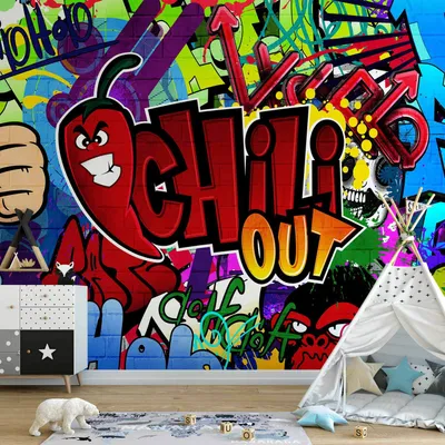 Produktbild von Vlies Fototapete - Chili out 450x315 cm Streetart 10110905-11