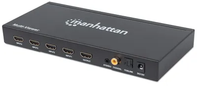 Produktbild von MANHATTAN 1080p 4-Port HDMI Multiviewer Switch Fernbedienung