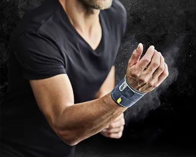 Zdjęcie produktu dla Push Sports Wrist Support, Nadgarstek, Wspierane, Jeden rozmiar, Szary, Prawy, Atletyczna
