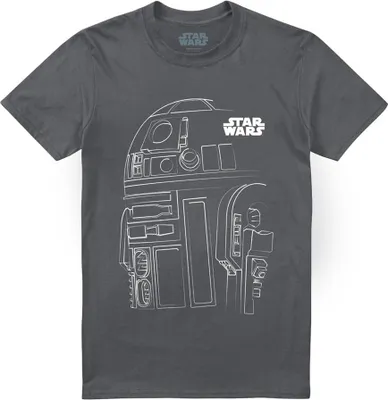 Image de Star Wars - T-shirt homme/femme unie TV29112 (M) (Charbon de bois)