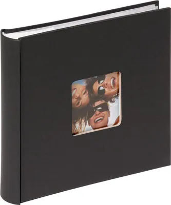 Produktbild von Walther, ME-116-B, Memo-Einsteckalbum Fun schwarz für 200 Fotos 13x18 cm