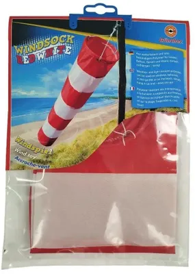Obrázek produktu pro Paul Günther 1311 – WINDSOCK RED WHITE, větrná zvonkohra, 60 x 12 cm