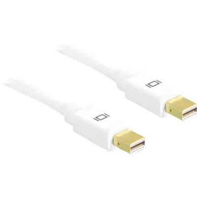 Produktbild von DeLOCK 1.5m Displayport mini M/M, 1,5 m, mini DisplayPort, mini DisplayPort, Weiß, Gold, Männlich/Männlich