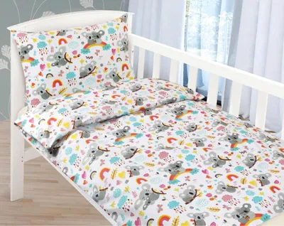 Produktbild von Kinderbettwäsche aus Baumwolle - 90x135 cm, 45x60 - braun