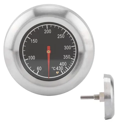 Obrázok produktu pre Grilovací teplomer 60-430 °C, nehrdzavejúca oceľ, pre gril